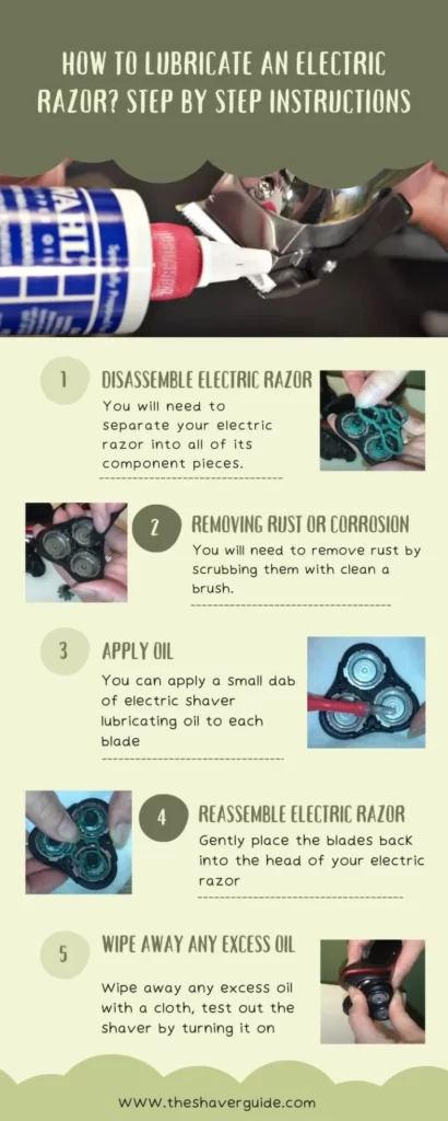 How to Lubricate an Electric Razor Properly: Step by Step Instructions